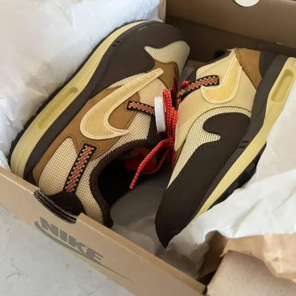 Nike Air Max 1 Travis Scott Baroque Brown Size 11.5 Rare New